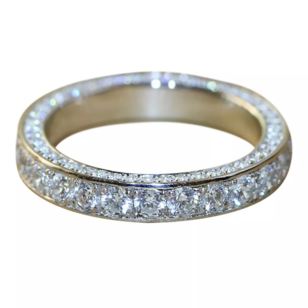 Full Diamond Rings Ladies Rings Ladies Companion Rings Finger Rings Ladies 5,6,9 - Picture 7 of 10
